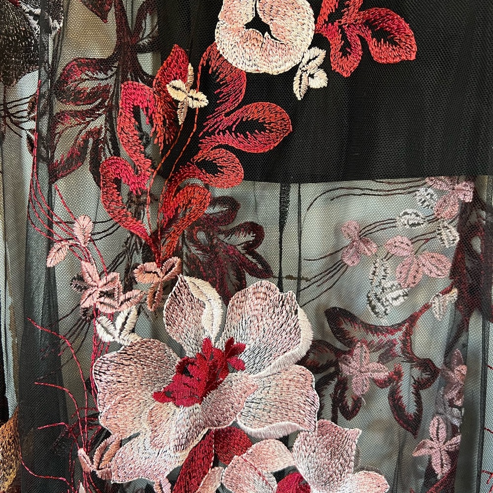 embroidered dress